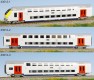 43012 LS Models Set of 3 Doubledeck passenger cars type M6